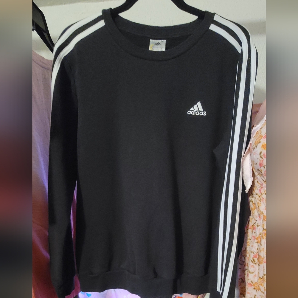 Adidas Men's Or Womens Lg Black Sweatshirt